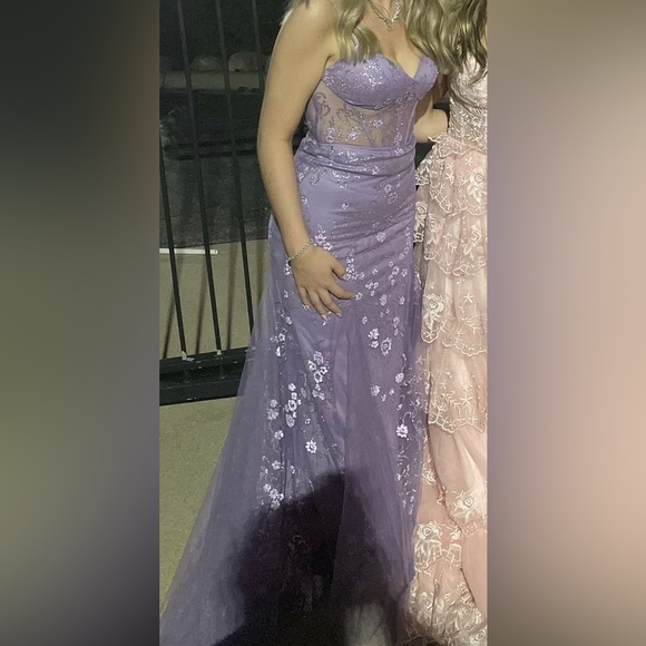 Purple Prom Dress - Picture 1 of 2